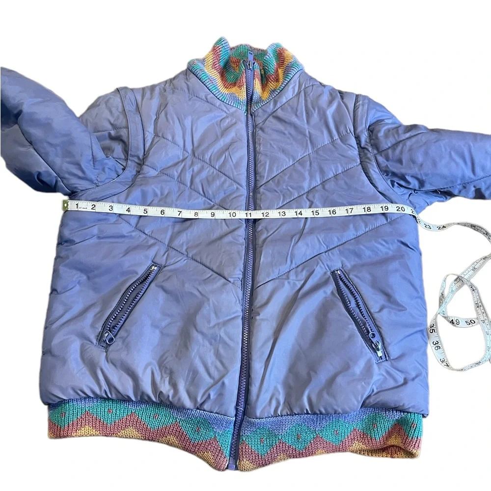 Vintage Andy John’s Reversible southwestern sweater jacket and vest 4 in 1 large